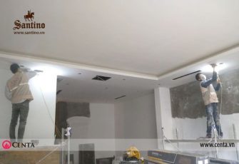 Thi công Trần thạch cao Biệt thư