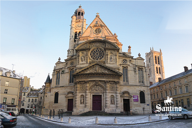 07 kien truc go tich nha tho Saint Etienne du Mont
