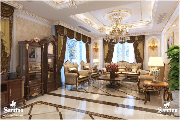 Thiết kế Biệt thự pháp Tân cổ điển 