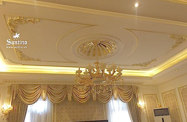 Thi công phào chỉ Biệt thự