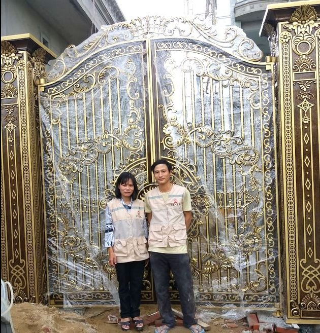 Lắp đặt hợp kim nhôm đúc