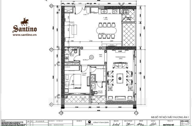 mat bang bo tri noi that can ho dang cap Vinhomes Metropolis 1