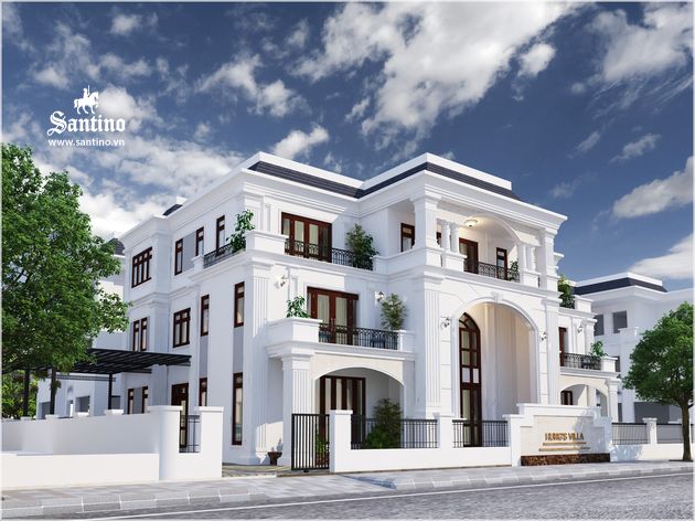 Thiết Biệt thự Vinhomes Gardenia TÂN CỔ ĐIỂN