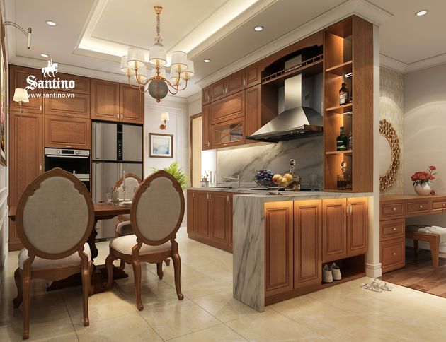 thiet ke noi that chung cu phong cach tan co dien can s2 sun grand city 7