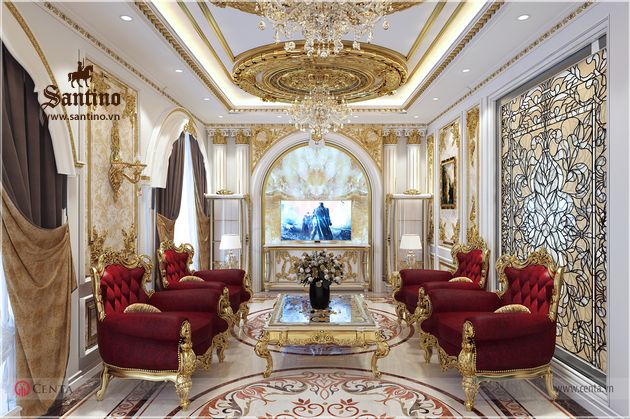 thiet ke noi that tan co dien can ho dang cap Vinhomes Metropolis 4